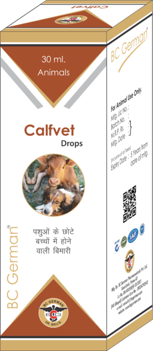 CALFVET DROPS used for treatment of Babay Animals