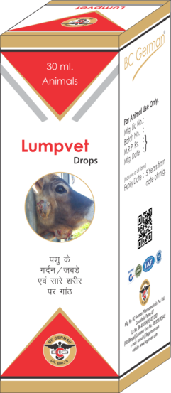 LUMPVET DROPS Homeopathic Medicine for Treatment of Goiter in Animals