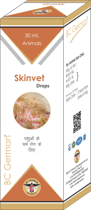 SKINVET DROPS Homeopathic Medicine For Animals