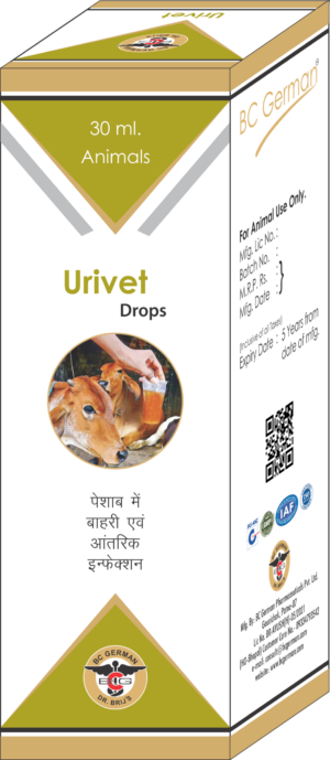 URIVET DROPS Homeopathic Medicine Used To Cure Animals