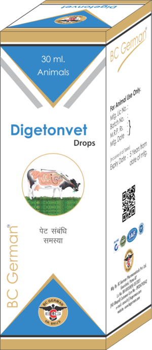 DIGETONVET DROPS Homeopathic Medicine used for Animals